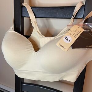 Cream Seamless Molded Cup Bra